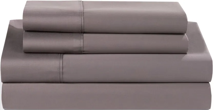 Bedgear® Hyper-Cotton Gray Split Queen Sheet Set