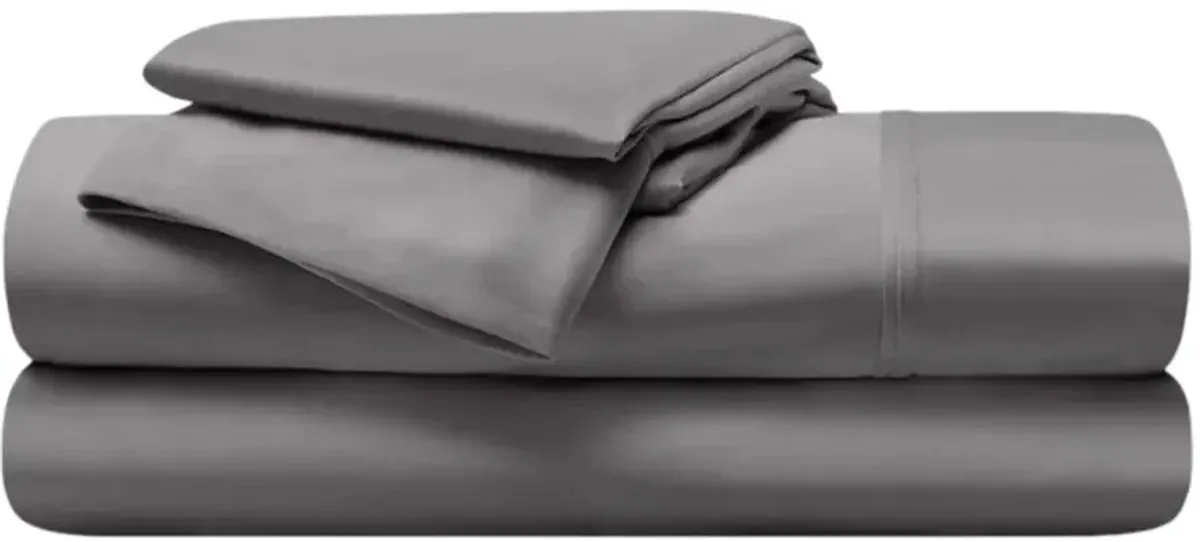 BEDGEAR® Dri-Tec® 4-Piece Gray Twin/Twin XL Deep Pocket Sheet Set