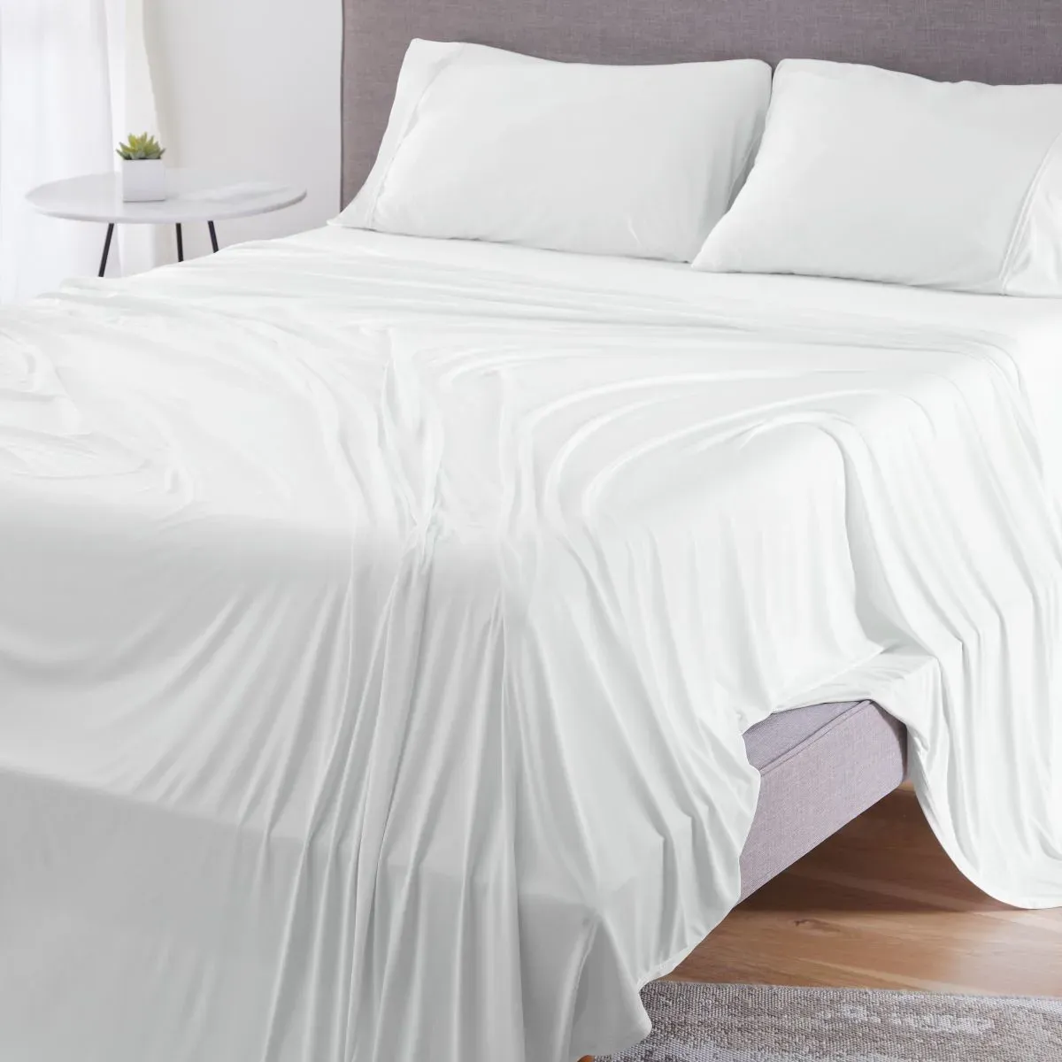 BEDGEAR® Bright White Dri-Tec Performance® Split Head California King Sheet Set