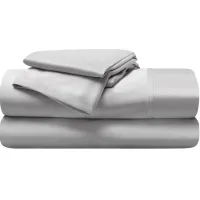 Bedgear® Dri-Tec Performance Light Grey Split Head Queen Sheet Set