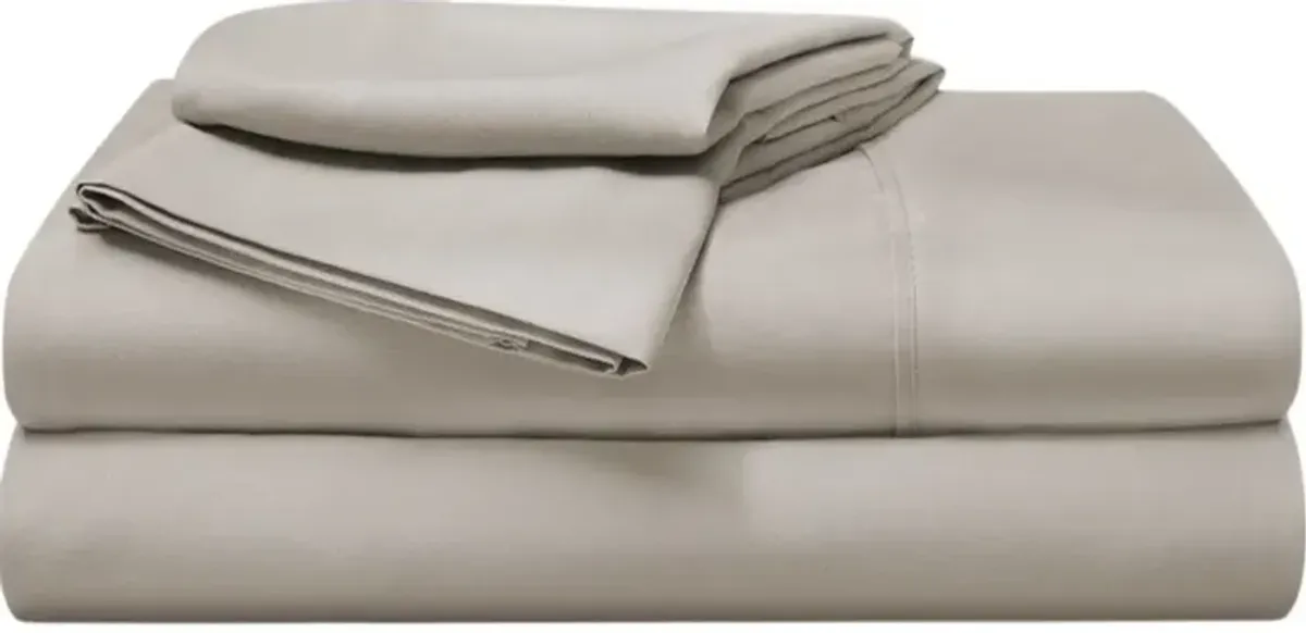 BEDGEAR® Basic Medium Beige Polyester Full Sheet Set