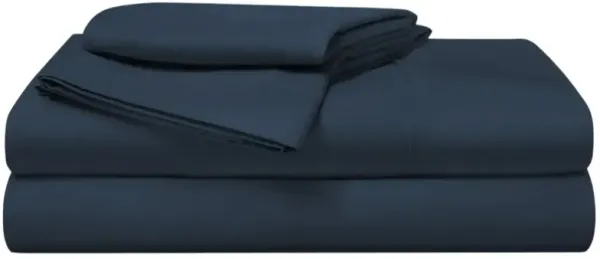 BEDGEAR® Basic 4-Piece Navy Blue King Sheet Set