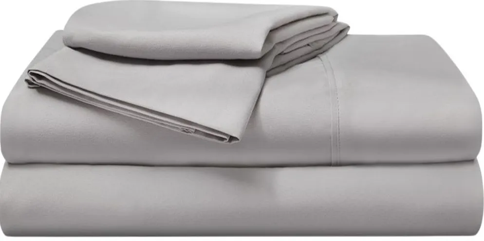Bedgear® Basic Light Grey Twin Sheet Set