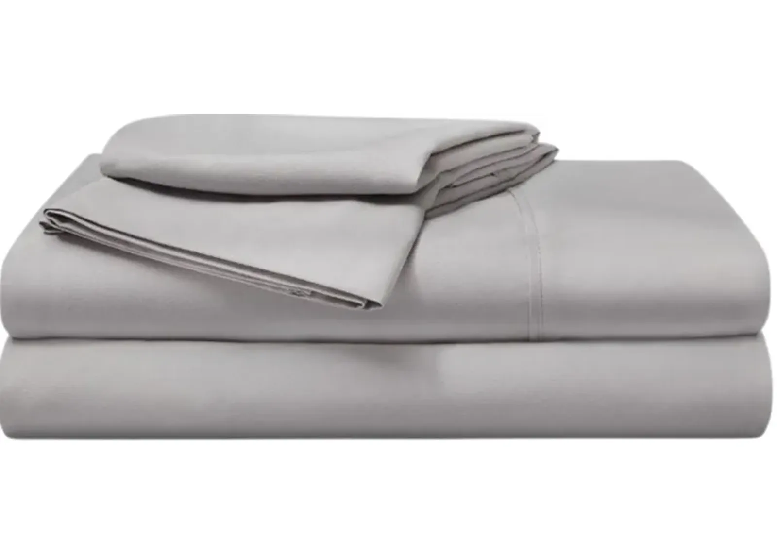 BEDGEAR® Light Gray Basic Twin Sheet Set