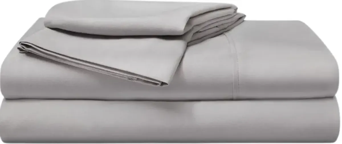 BEDGEAR® Light Gray Basic Twin Sheet Set