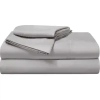 Bedgear® Basic Light Grey Twin XL Sheet Set
