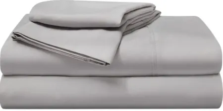 Bedgear® Basic Light Grey King Sheet Set