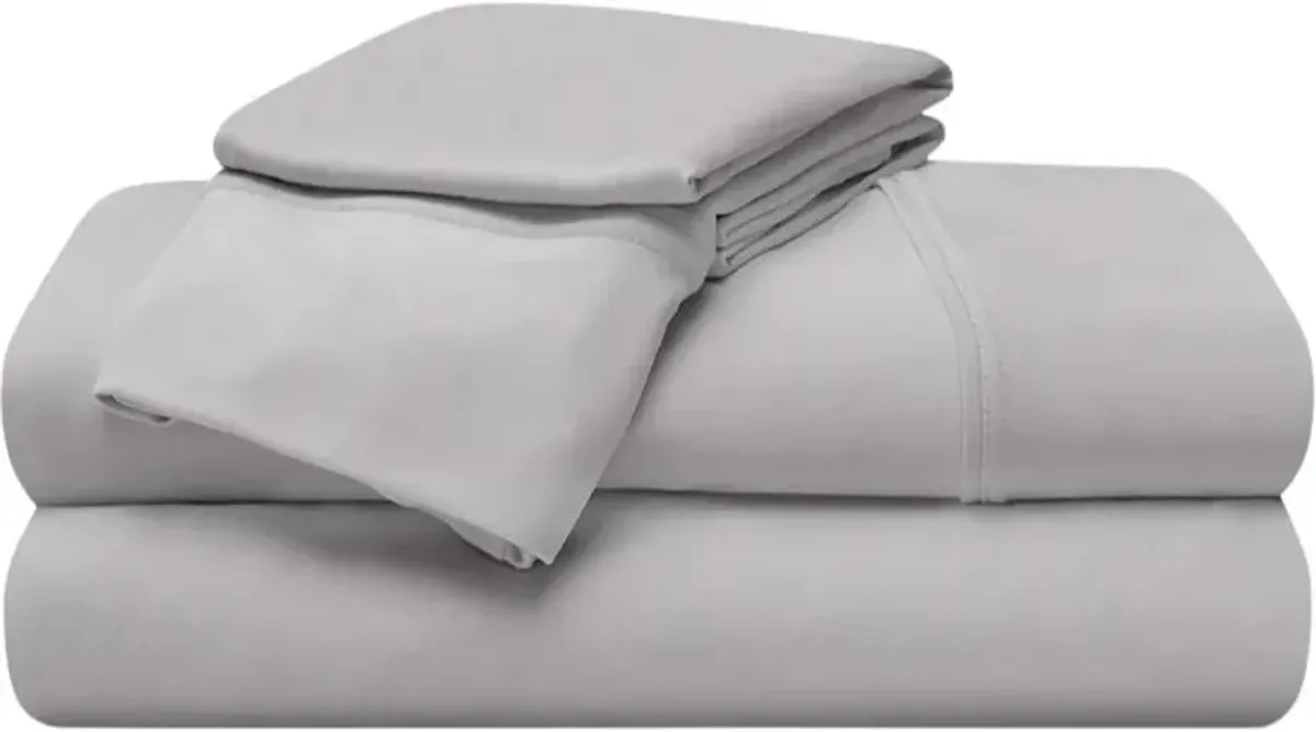 BEDGEAR® Ver-Tex Light Grey Queen Sheet Set