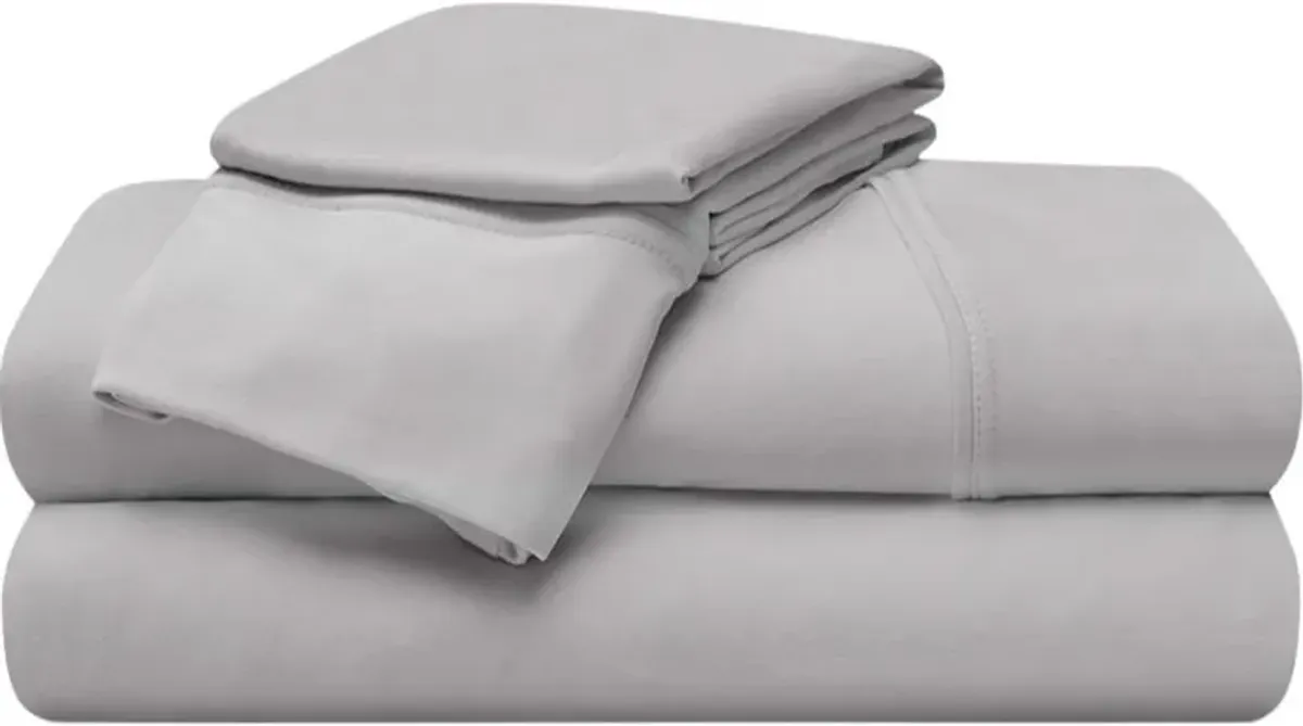 BEDGEAR® Light Grey Ver-Tex Split King/Split California King Sheet Set