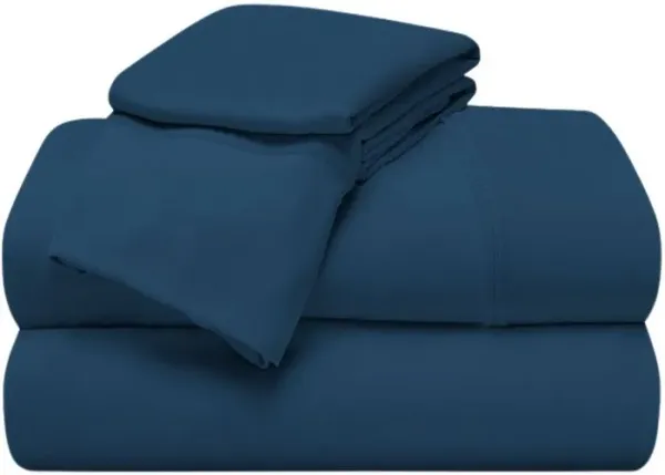 BEDGEAR® Ver-Tex Performance 4-Piece Navy Split King/Split California King Sheet Set