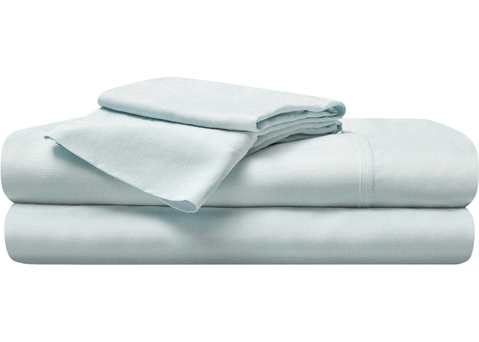 BEDGEAR® Misty Blue Hyper-Linen Queen Sheet Set