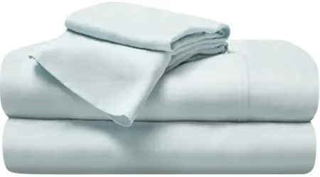 Bedgear® Hyper-Linen Performance® Rayon Misty Blue Split King Sheet Set