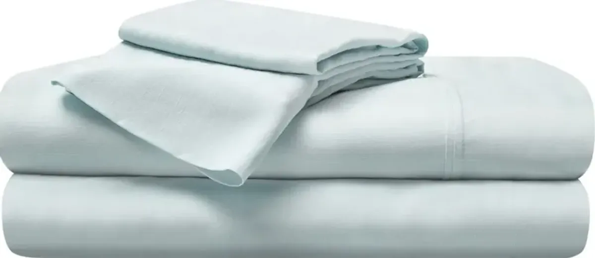 BEDGEAR® Hyper-Linen Performance® 4-Piece Misty Blue Split King Sheet Set