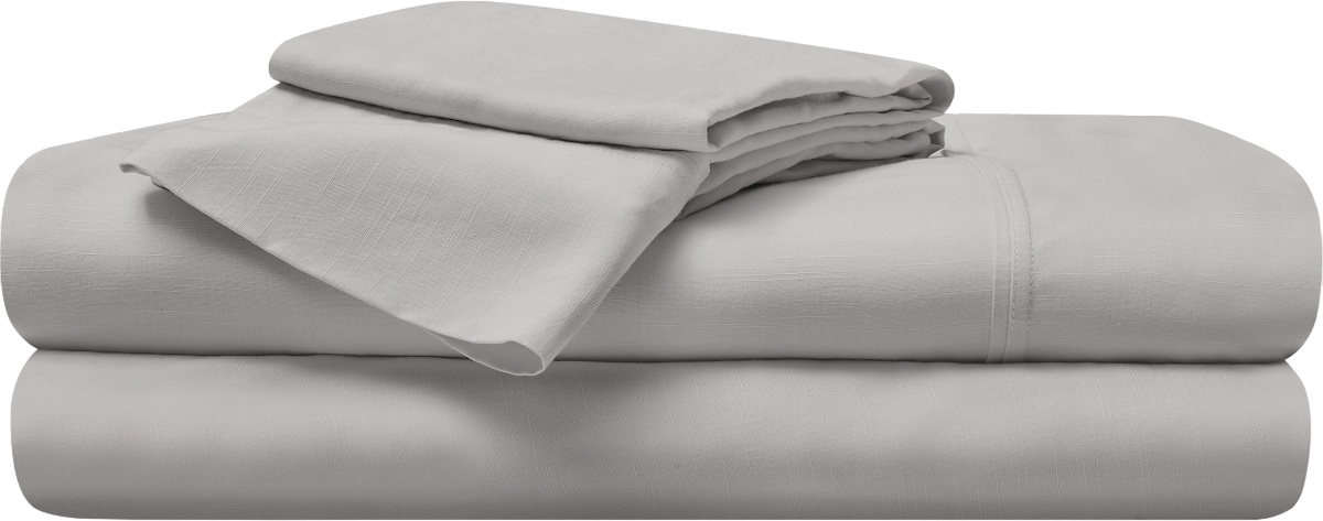 BEDGEAR® Light Grey Hyper-Linen Queen Sheet Set