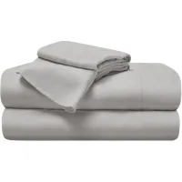 Bedgear® Hyper-Linen Performance® Rayon Light Grey Queen Sheet Set