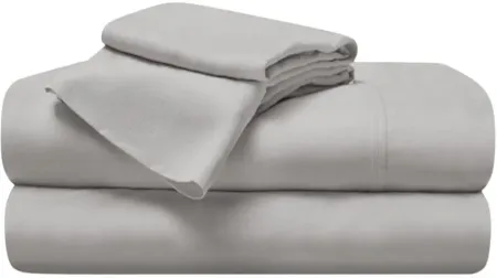 Bedgear® Hyper-Linen Performance® Rayon Light Grey Split King Sheet Set
