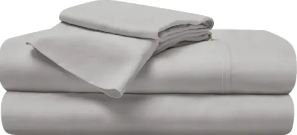 BEDGEAR® Hyper-Linen Performance® Rayon Light Gray Split King Sheet Set