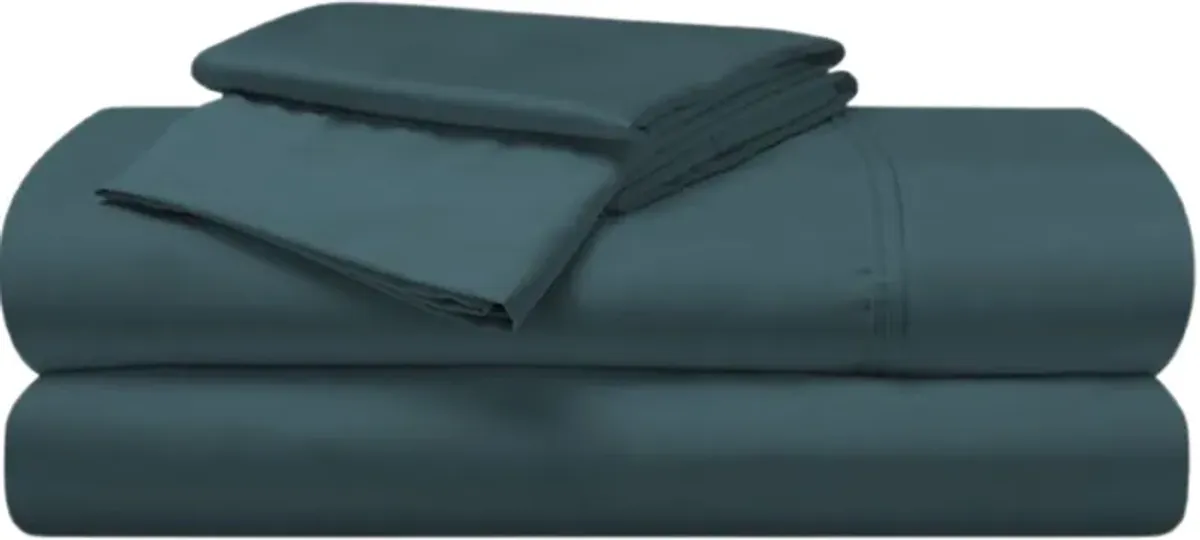 BEDGEAR® Deep Teal Hyper-Cotton Queen Sheet Set