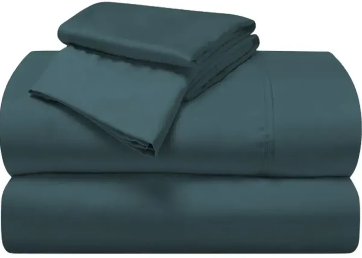 BEDGEAR® Hyper-Cotton Performance Deep Teal Split King Sheet Set