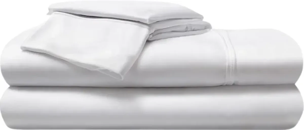 BEDGEAR® Bright White Hyper-Cotton Twin Sheet Set