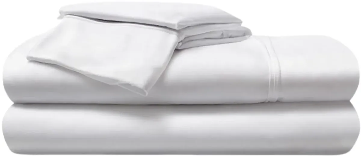 BEDGEAR® Bright White Hyper-Cotton Twin Sheet Set