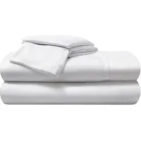 Bedgear® Hyper-Cotton Performance Bright White Split California King Sheet Set