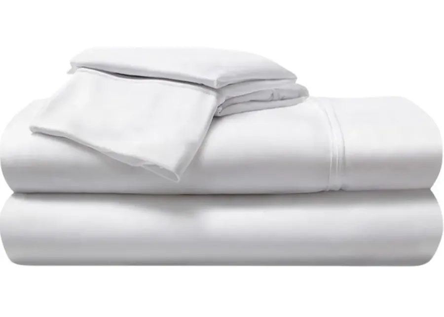 BEDGEAR® Hyper-Cotton Performance Bright White Split Head Queen Sheet Set