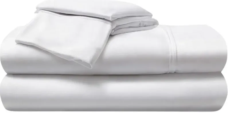 BEDGEAR® Hyper-Cotton Performance Bright White Split Head Queen Sheet Set