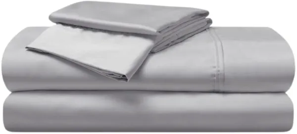 BEDGEAR® Hyper-Cotton 4-Piece Light Gray Split Head Queen Sheet Set