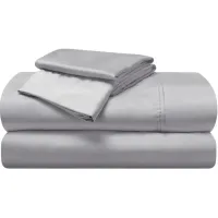 Bedgear® Hyper-Cotton Performance Light Grey Split Head King Sheet Set