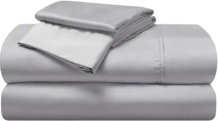 Bedgear® Hyper-Cotton Performance Light Grey Split Head California King Sheet Set