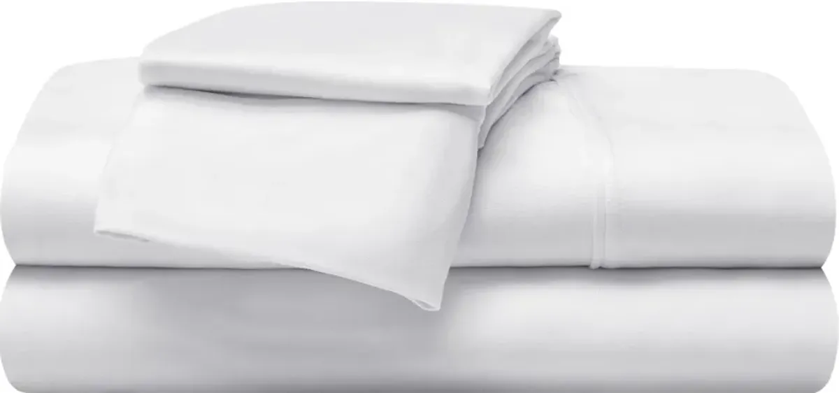 BEDGEAR® Bright White Flannel Performance® Queen Sheet Set