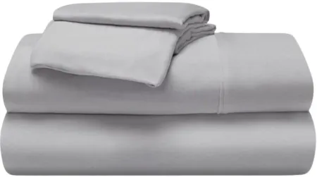 Bedgear® Hyper-Wool Performance® Polyester/Viscose Light Grey Queen Sheet Set