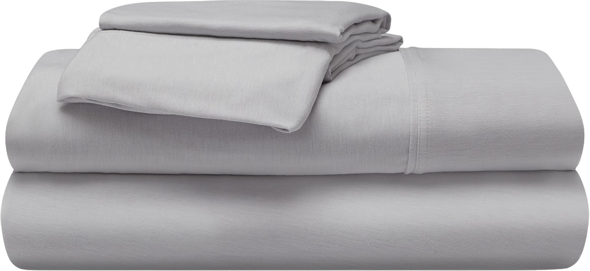 BEDGEAR® Light Grey Flannel Performance® Split King/Split California King Sheet Set