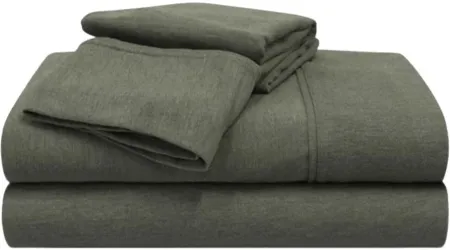 Bedgear® Hyper-Wool Performance® Polyester/Viscose Forest Green Queen Sheet Set