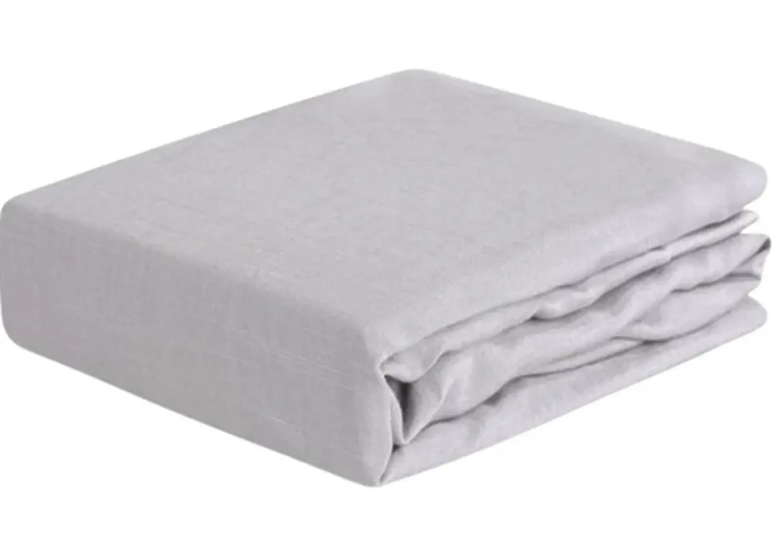 BEDGEAR® Light Grey Hyper-Linen Performance® Crib Fitted Sheet