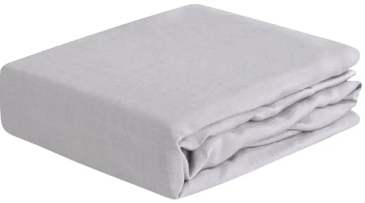 BEDGEAR® Light Grey Hyper-Linen Performance® Crib Fitted Sheet