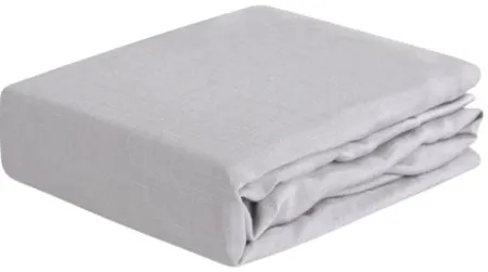 Bedgear® Hyper-Linen® Polyester Light Grey Crib Mattress Protector