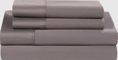 Bedgear® Hyper-Cotton Gray Split California King Sheet Set