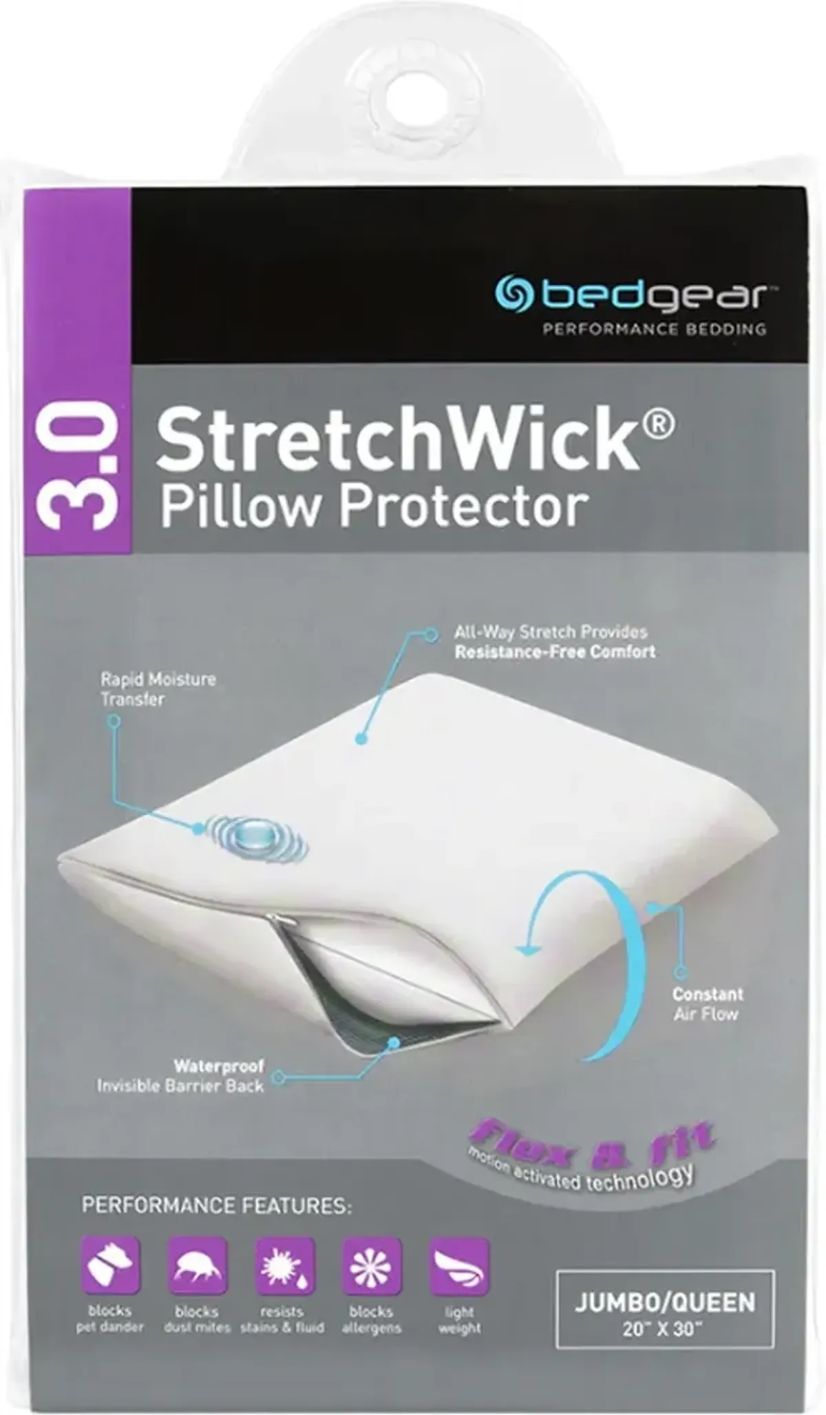 BEDGEAR® Stretchwick® 3.0 Performance® King Pillow Protector