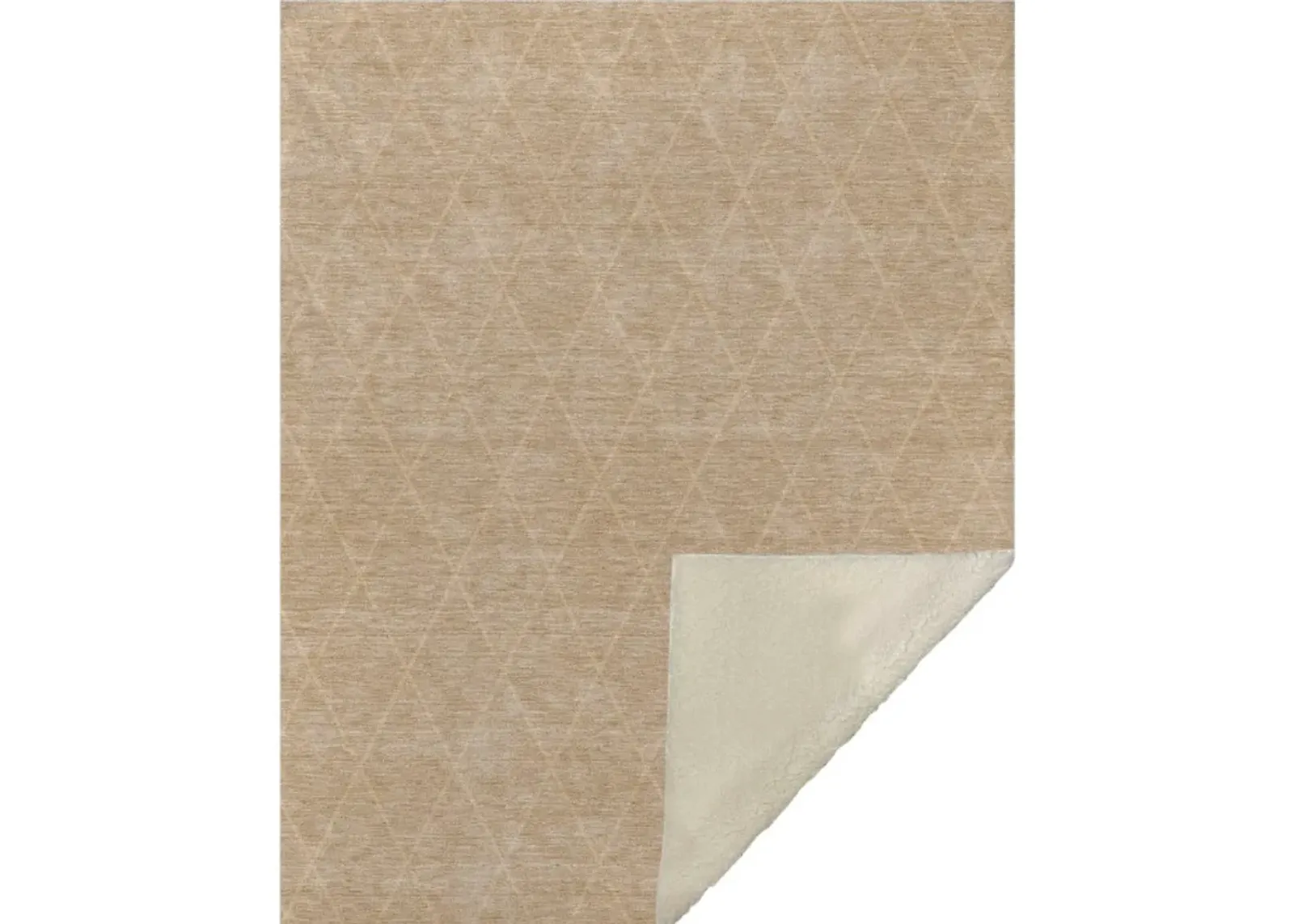 Dalyn Rug Company Bresca Beige 50''x70'' Style 1 Throw Blanket