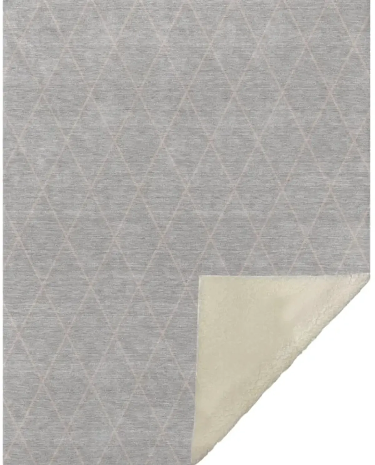 Dalyn Rug Company Bresca Gray 50''x70'' Style 1 Throw Blanket