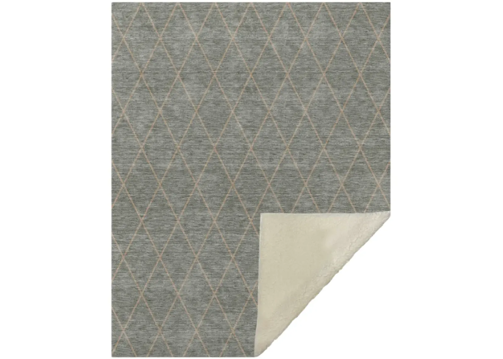 Dalyn Rug Company Bresca Gray 50''x70'' Style 4 Throw Blanket