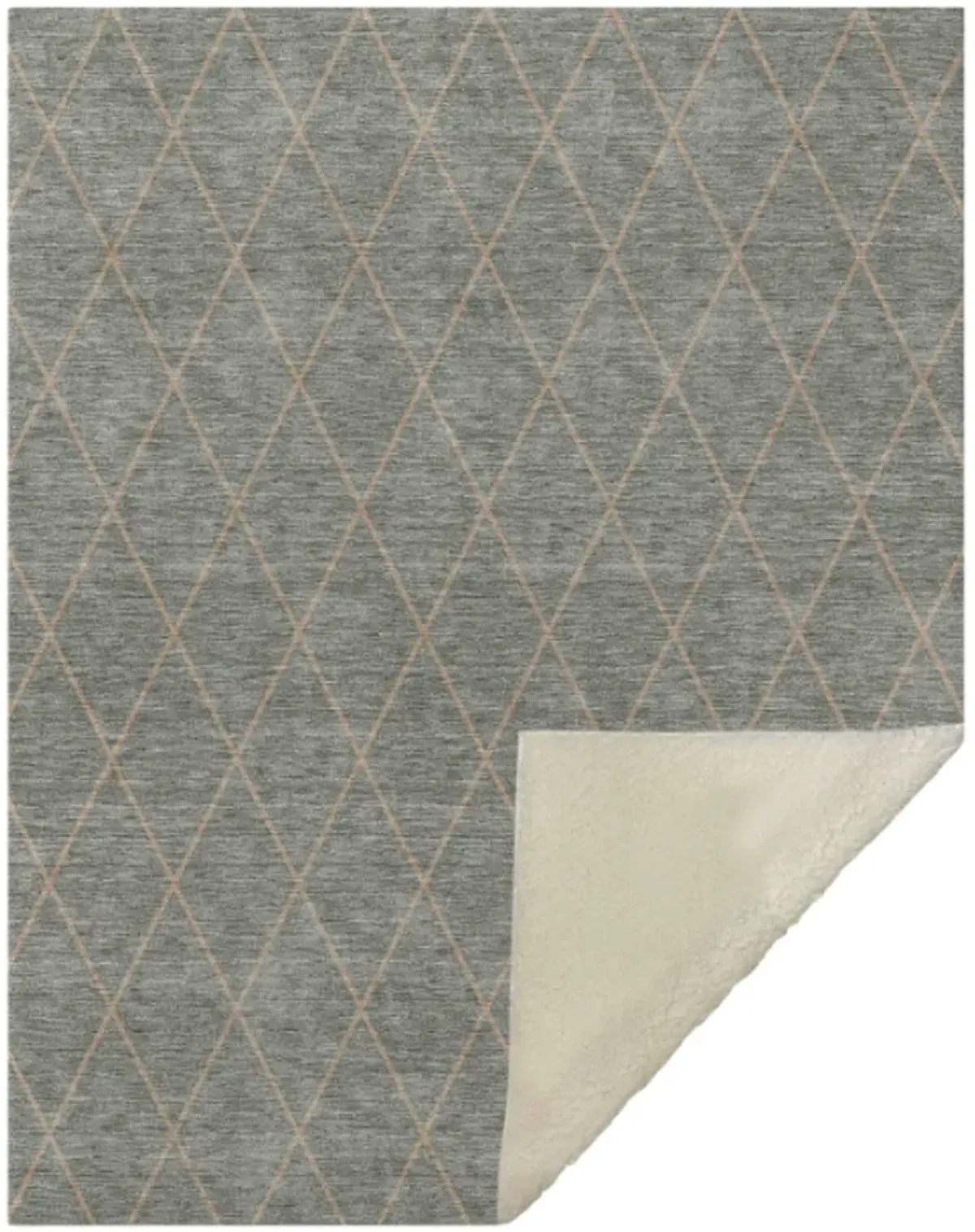 Dalyn Rug Company Bresca Gray 50''x70'' Style 4 Throw Blanket