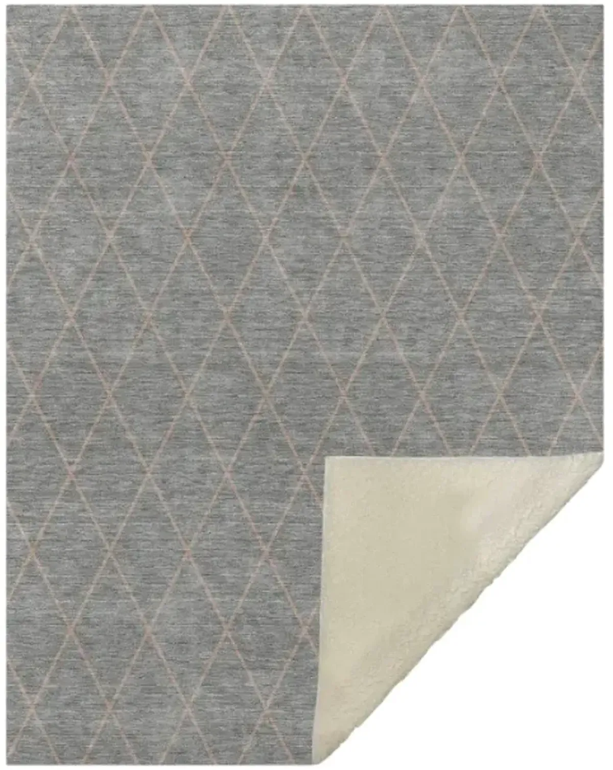 Dalyn Rug Company Bresca Gray 50''x70'' Style 2 Throw Blanket