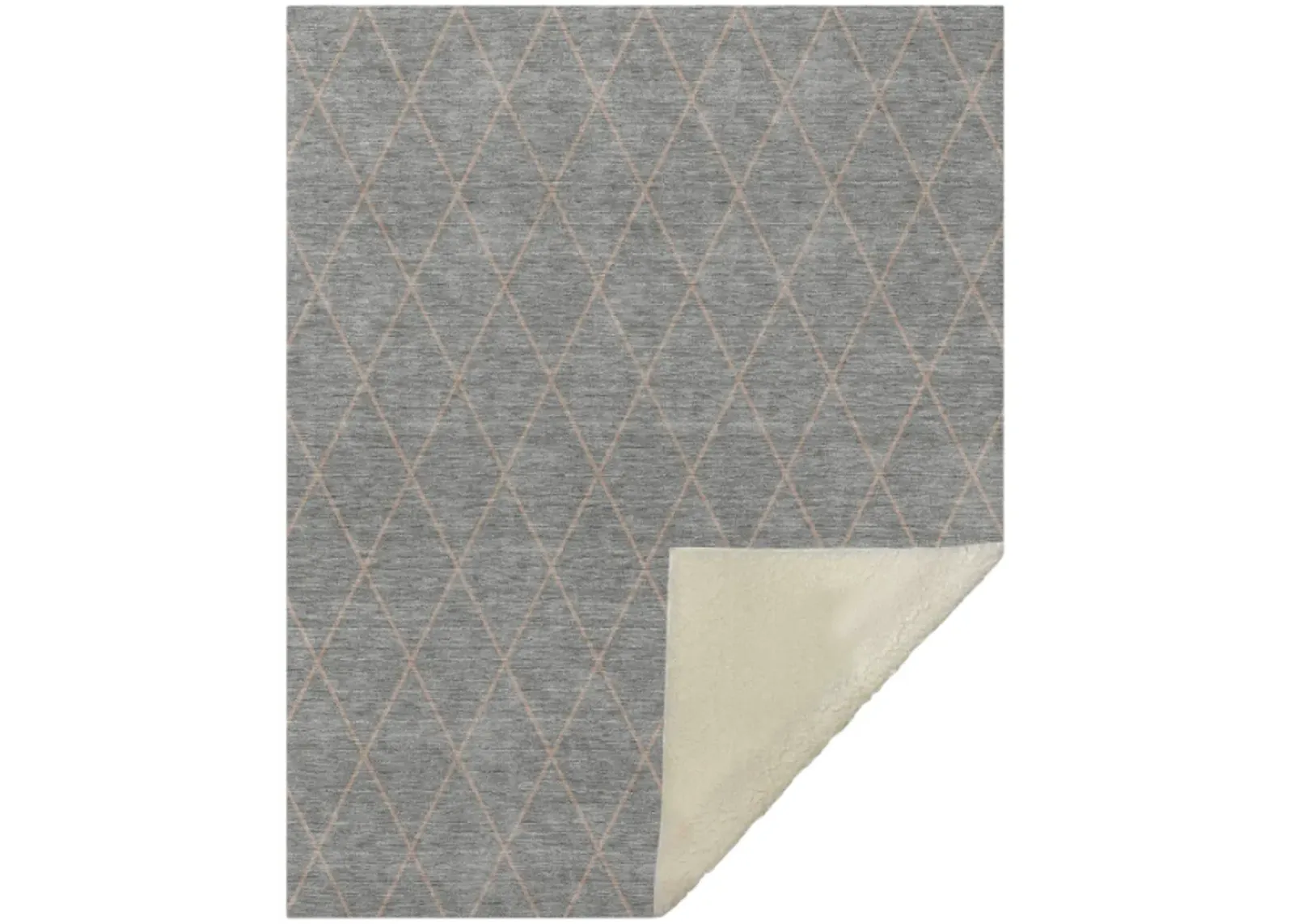 Dalyn Rug Company Bresca Gray 50''x70'' Style 2 Throw Blanket