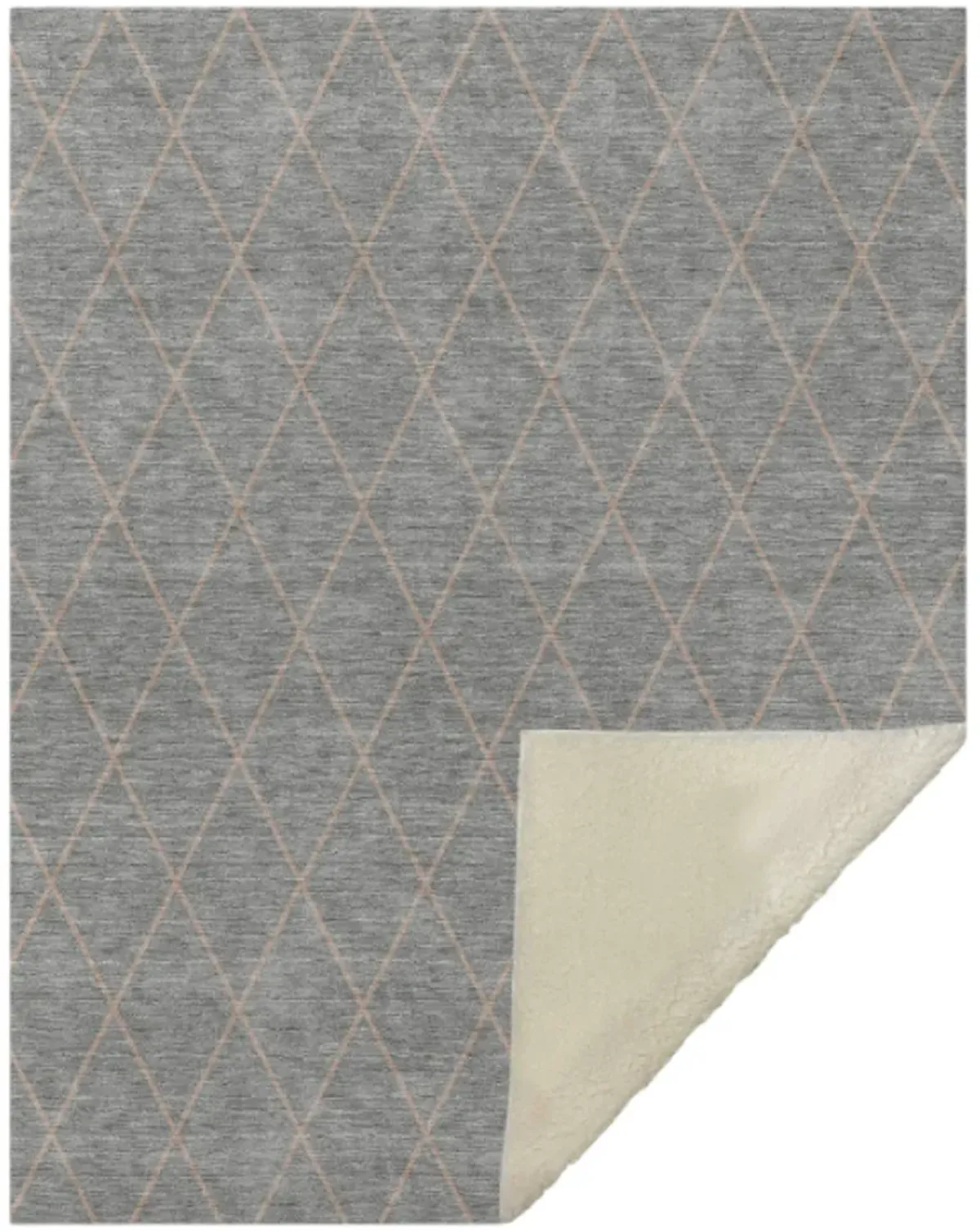 Dalyn Rug Company Bresca Gray 50''x70'' Style 2 Throw Blanket