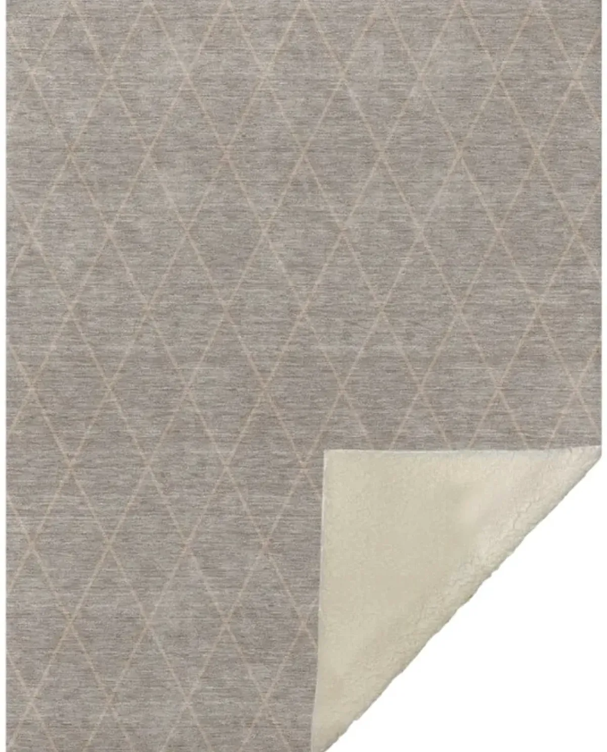 Dalyn Rug Company Burano Taupe 50''x70'' Style 1 Throw Blanket