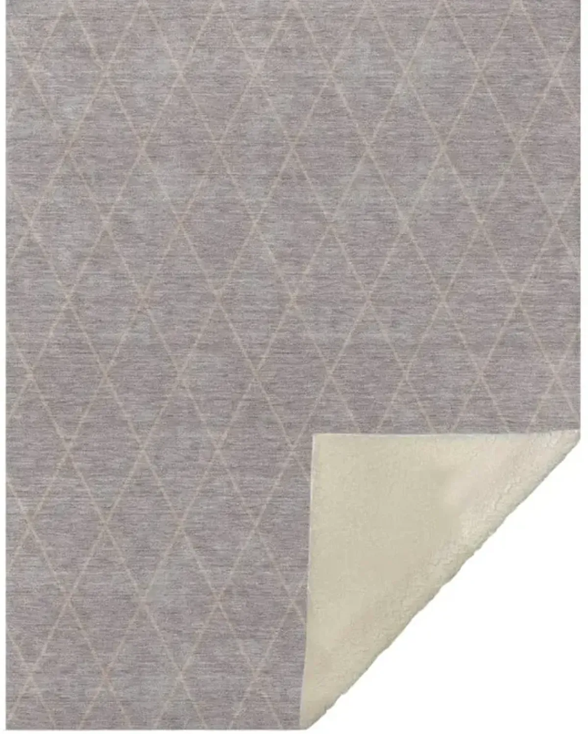 Dalyn Rug Company Burano Gray 50''x70'' Style 1 Throw Blanket