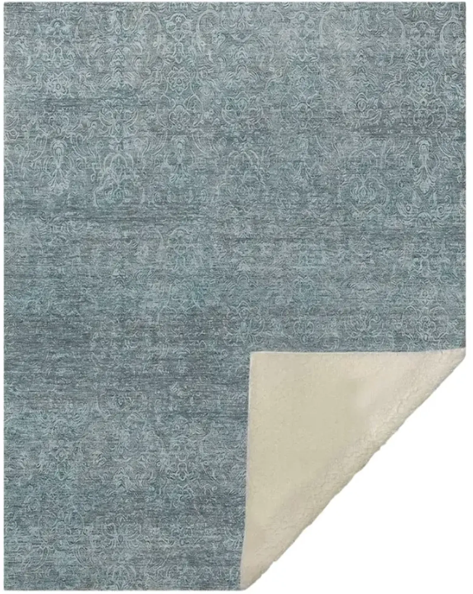 Dalyn Rug Company Burano Seafoam 50''x70'' Style 2 Throw Blanket